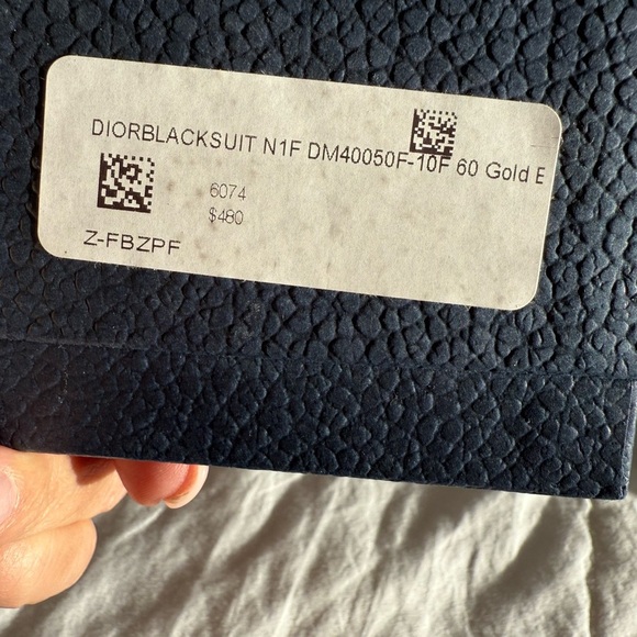 NWT DIOR - Sunglasses - DiorBlackSuit N1F - Gold Brown - Dior Eyewear - Picture 7 of 8